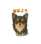 ちわぽめ！リンコのごあいさつ（個別スタンプ：1）