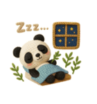 ぬいぐるみパンダ兄弟のふわもこスタンプ！（個別スタンプ：6）