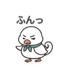 くるりん文鳥のツンデレスタンプ（個別スタンプ：3）