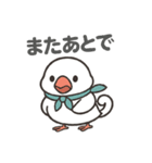 くるりん文鳥のツンデレスタンプ（個別スタンプ：13）