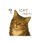 ノルさんは高貴な猫 ノルウェージャン（個別スタンプ：5）