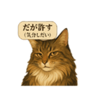 ノルさんは高貴な猫 ノルウェージャン（個別スタンプ：9）