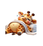 まんまるキリン（個別スタンプ：1）