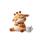 まんまるキリン（個別スタンプ：6）