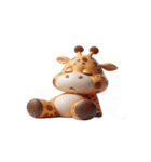 まんまるキリン（個別スタンプ：10）