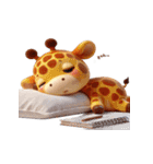 まんまるキリン（個別スタンプ：13）