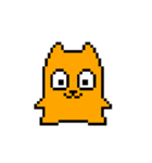 ドット絵のネコのスタンプ（個別スタンプ：15）