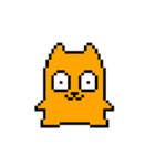 ドット絵のネコのスタンプ（個別スタンプ：18）