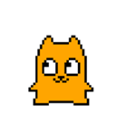 ドット絵のネコのスタンプ（個別スタンプ：19）