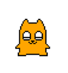 ドット絵のネコのスタンプ（個別スタンプ：22）