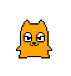 ドット絵のネコのスタンプ（個別スタンプ：24）