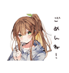汚部屋女子の日常カオス（個別スタンプ：8）