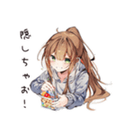 汚部屋女子の日常カオス（個別スタンプ：16）