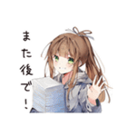 汚部屋女子の日常カオス（個別スタンプ：19）