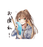 汚部屋女子の日常カオス（個別スタンプ：24）