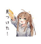 汚部屋女子の日常カオス（個別スタンプ：28）