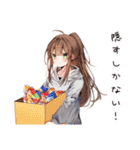 汚部屋女子の日常カオス（個別スタンプ：33）