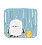 【梅雨から夏】ふっくら♡シマエナガさん（個別スタンプ：18）