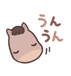 可愛い午年のスタンプ（個別スタンプ：16）