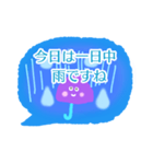 雨の日に使いたいスタンプ【梅雨・大雨】（個別スタンプ：4）