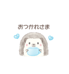 ハリネズミと推し活*青（個別スタンプ：18）