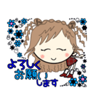 ルーズgirl❤︎敬語＆丁寧語/red✖︎blue（個別スタンプ：6）