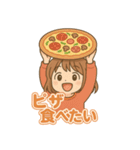 可愛い女子ずっと使えるグルメスタンプ（個別スタンプ：6）