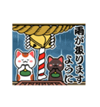 動く♡初詣【白黒まねきん】神頼み♡再販（個別スタンプ：10）