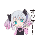 テンションMAX地雷ちゃん（個別スタンプ：35）