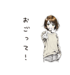 金欠女子の日常（個別スタンプ：13）
