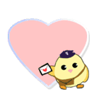 携帯から飛び出る敬語！ピヨピヨ（個別スタンプ：3）