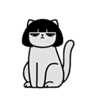 世を嫌う少女ニャー日記図（個別スタンプ：4）