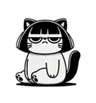 世を嫌う少女ニャー日記図（個別スタンプ：5）