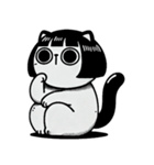 世を嫌う少女ニャー日記図（個別スタンプ：12）