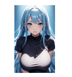 唯美フィットネスガール写真（個別スタンプ：8）