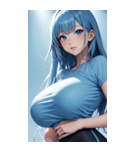 唯美フィットネスガール写真（個別スタンプ：16）