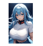 唯美フィットネスガール写真（個別スタンプ：18）