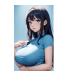 唯美フィットネスガール写真（個別スタンプ：28）