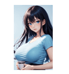唯美フィットネスガール写真（個別スタンプ：36）