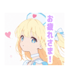パステルナースガールスタンプ（個別スタンプ：31）