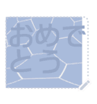 日本の和柄 メッセージ スタンプ F66（個別スタンプ：4）