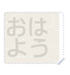日本の和柄 メッセージ スタンプ F66（個別スタンプ：5）