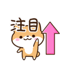 まめシバ☆かわいい吹き出し（個別スタンプ：24）