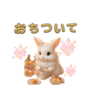 しろいうさぎとくろいうさぎPart4（個別スタンプ：10）
