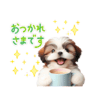 かわいいシーズーの犬スタンプ（個別スタンプ：14）