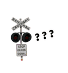 踏切カンカンカーン！（個別スタンプ：6）