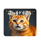 毎日使える⭐︎茶トラ猫の日常。（個別スタンプ：19）