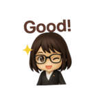 セールスレディちゃん（個別スタンプ：4）