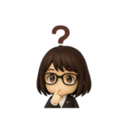 セールスレディちゃん（個別スタンプ：5）