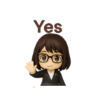 セールスレディちゃん（個別スタンプ：7）